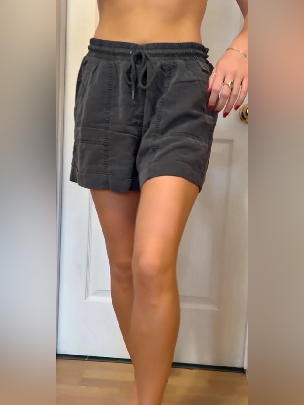 Charcoal Grey Loungewear Shorts Like New